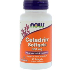 Целадрин, Celadrin, Now Foods, 350 мг, 90 капсул - фото