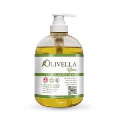 Жидкое мыло для лица и тела на основе оливкового масла, 500 мл - фото