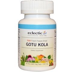 Готу кола (Gotu Kola), Eclectic Institute, 300 мг, 90 капсул - фото