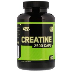 Креатин, Optimum Nutrition, 2500 мг, 100 капсул - фото