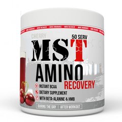 Комплекс аминокислот, Amino Recovery Cherry, MST Nutrition, вкус вишня, 400 г - фото