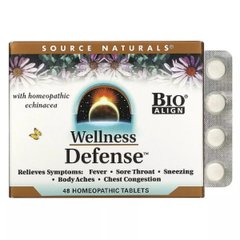 Защита иммунитета, Wellness Defense, Source Naturals, 48 таблеток - фото