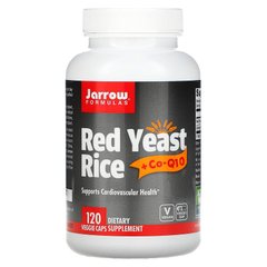 Коэнзим Q10, Красный рис (Red Yeast Rice + Co-Q10), Jarrow Formulas, 120 капсул - фото