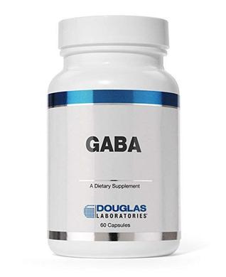 ГАМК, гамма-аміномасляна кислота, Gaba, Douglas Laboratories, 500 мг, 60 капсул - фото