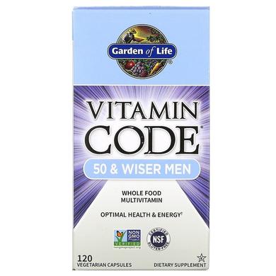 Вітаміни для чоловіків Garden of Life, 50+, 120 капсул - фото