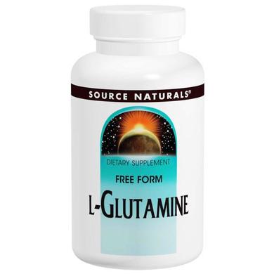 Глютамін, L-Glutamine, Source Naturals, 500 мг, 100 капсул - фото