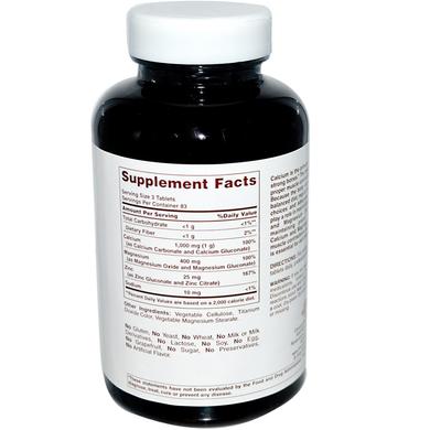 Кальций Магний Цинк, Calcium Magnesium Zinc, American Health, хелатный, 250 таблеток - фото