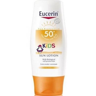 Лосьон солнцезащитный для чувствительной кожи для детей, SPF 50+, Eucerin, 150 мл - фото