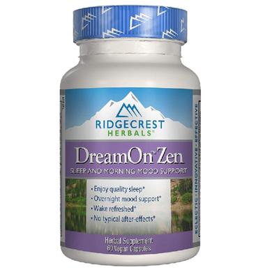 Природний комплекс для здорового сну, DreamOn Zen, RidgeCrest Herbals, 60 вегетаріанських капсул - фото