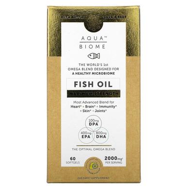 Рыбий жир, максимальная сила, Fish Oil, Maximum Strength, Enzymedica, 60 гелевых капсул - фото
