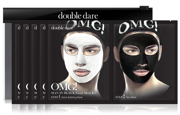 Двухкомпонентный комплекс мужских масок детокс, Double Dare, 5 шт - фото