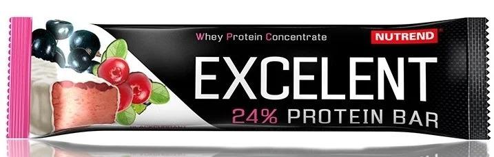 Батончик Excelent Protein Bar, Nutrend, вкус черная смородина+клюква, 1 шт х 85 г - фото