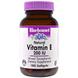Витамин Е, Vitamin E, Bluebonnet Nutrition, 200 МЕ, 100 капсул, фото – 1