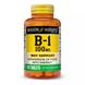 Витамин B1 100 мг, Vitamin B1, Mason Natural, 100 таблеток, фото – 1