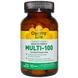 Мультивитамины, Multi-100, Country Life, высокоэффективные, 90 таблеток, фото – 1