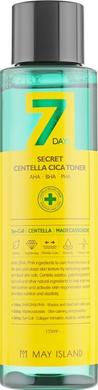 Тонер для лица с экстрактом азиатской центеллы, 7 Days Secret Centella Cica Toner, May Island, 155 мл - фото