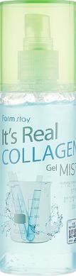 Гель-мист для лица с коллагеном, It's Real Collagen Gel Mist, FarmStay, 120 мл - фото