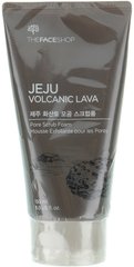 Пінка-скраб для очищення пір, Jeju Volcanic Lava Pore Scrub Foam, The Face Shop, 150 мл - фото