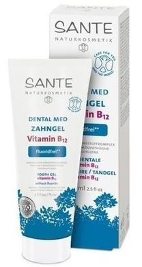 Био-Паста зубная с витамином В12 без фтора, Sante, 75 мл - фото