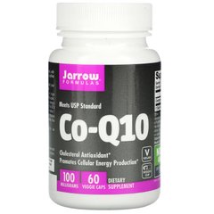 Коэнзим Q10 (Co-Q10), Jarrow Formulas, 100 мг, 60 капсул - фото