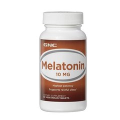 Мелатонин 10, Gnc, 60 капсул - фото