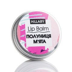 Бальзам для губ, Полуниця М'ята, Lip Balm Strawberry Mint, Hillary, 10 г - фото