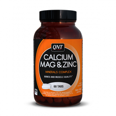 Кальций, магний, цинк, Calcium Mag&Zinc, Qnt, 60 таблеток - фото