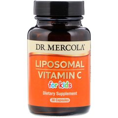 Витамин С липосомальный для детей, Liposomal Vitamin C, Dr. Mercola, 30 капсул - фото