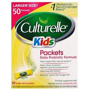 Пробиотик для детей, Daily Probiotic Formula, Culturelle, 50 пакетиков - фото