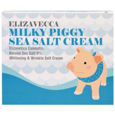 Крем с морской солью Milky Piggy Sea Salt, Elizavecca, 100 г - фото