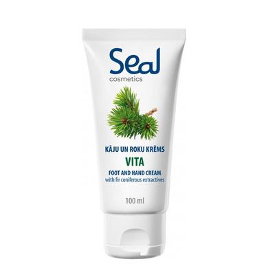 Крем для ухода кожи рук и ног, Vita Hand And Food Cream, Seal, 100 мл - фото