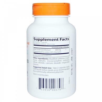 Расторопша, поддержка печени (Euromed Milk Thistle), Doctor's Best, 150 мг, 120 капсул - фото