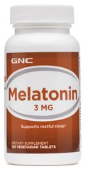 Мелатонін 3, Gnc, 120 таблеток - фото