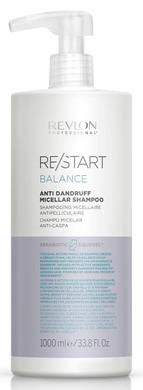 Шампунь против перхоти, Restart Balance Anti-Dandruff Micellar Shampoo, Revlon Professional, 1000 мл - фото