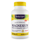Магний Бисглицинат, Magnesium Bisglycinate Chelate, Healthy Origins, 200 мг, 120 таблеток, фото