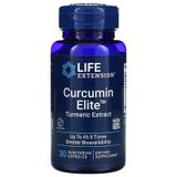 Экстракт куркумы, Curcumin Elite, Life Extension, 30 растительных капсул, фото