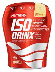 Изотоник, Isodrinx (с кофеином), Nutrend, вкус голубая малина, 420 г - фото
