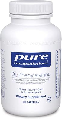 DL-фенілаланін, DL-Phenylalanine, Pure Encapsulations, 90 капсул - фото