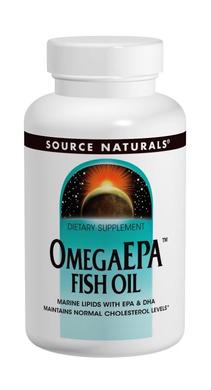 Риб'ячий жир Омега-3, Omegaepa Fish Oil, Source Naturals, 1000 мг, 100 капсул - фото
