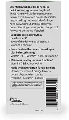 Вітаміни для дітей, Multivitamin & Multimineral, Rainbow Light, 30 пакетиків по 3шт. - фото