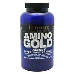 Амінокислота, AMINO GOLD TABLETS 1500 мг, Ultimate Nutrition, 325 таблеток - фото