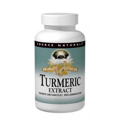 Куркумін, Turmeric Extract, Source Naturals, 100 таблеток - фото