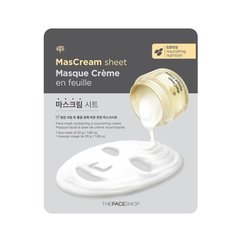 Поживна маска з пептидами і екстрактом насіння кіноа MasCream Sheet, The Face Shop, 20 г - фото