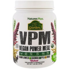 Замінник харчування для веганів, VPM Vegan Power Meal, Nature's Plus, Source of Life Garden, 645 г - фото