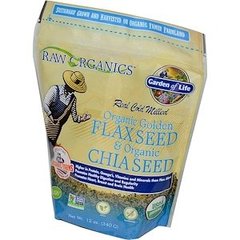 Семена чиа и льна, Flax & Chia Blend, Garden of Life, органик, 340 г - фото