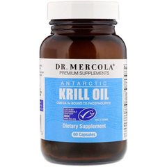 Масло криля арктического, Krill Oil, Dr. Mercola, 60 капсул - фото