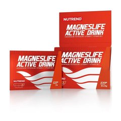 Комплекс мінералів з магнієм, Magneslife Active Drink, Nutrend, смак апельсин, 10 шт x 15 г - фото