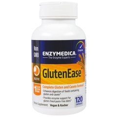 Ферменти для перетравлення глютену, GlutenEase, Enzymedica, 120 капсул - фото