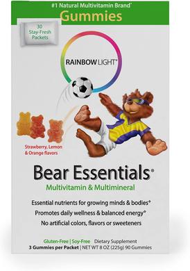 Вітаміни для дітей, Multivitamin & Multimineral, Rainbow Light, 30 пакетиків по 3шт. - фото