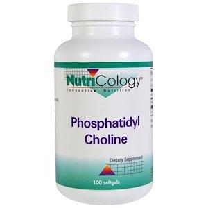 Фосфатидилхолин, Phosphatidyl Choline, Nutricology, 100 капсул - фото